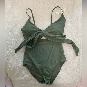 NWT Women's Aerie Tie Full Coverage One Piece